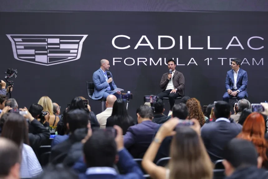 Презентация Команды Cadillac Formula 1 на Сцене