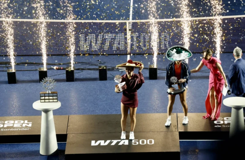 Церемония Награждения Турнира WTA 500 в Гвадалахаре с Финалистками